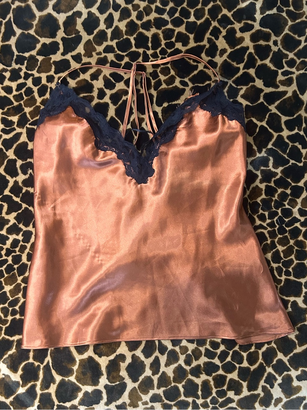 Fredricks of Hollywood Y2K Lace and tie up top.